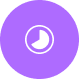 Clock icon representing time wasted